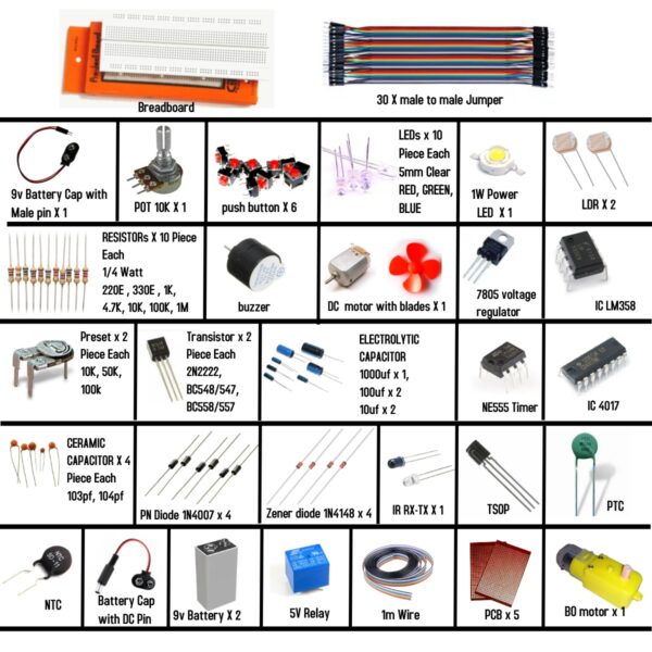 Electronic Starter kit for Engineering Students - Project Hub