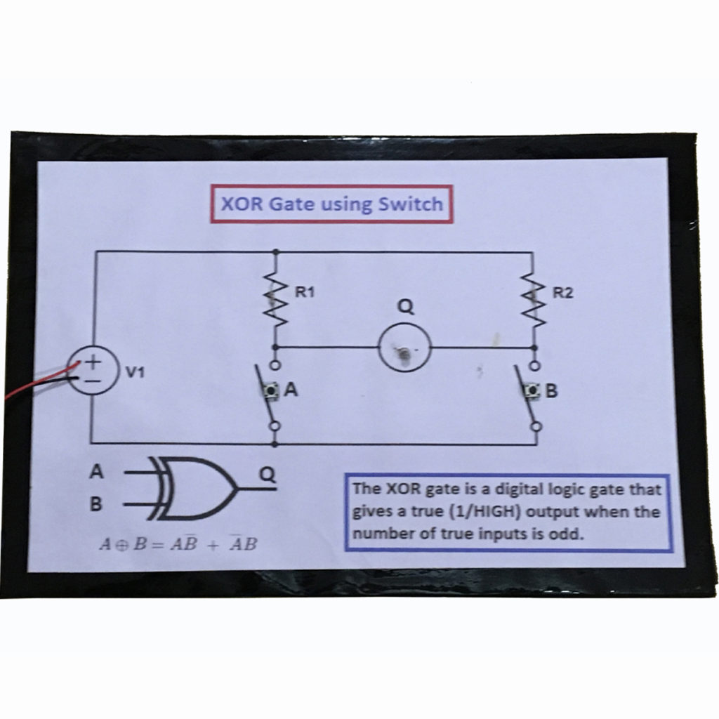 XOR Logic Gate using Switch - Project Hub