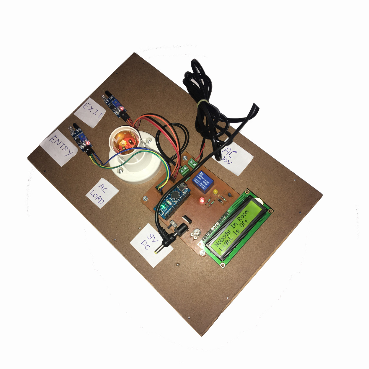 automatic room light controller project