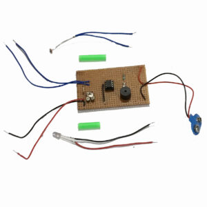 LASER Security System ,  LDR Based Security System on Dotted/multipurpose PCB board - Image 3