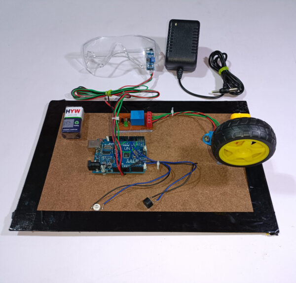Anti-Sleep alarm with driver safety using UNO
