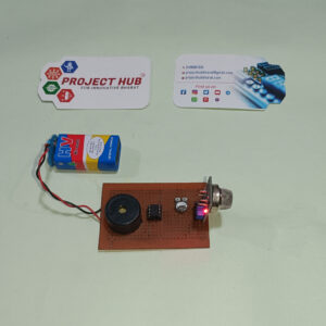 Smoke or LPG Gas Leakage Alarm on Dotted/multipurpose PCB board - Image 3