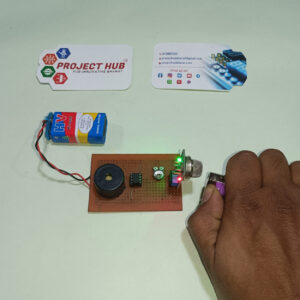 Smoke or LPG Gas Leakage Alarm on Dotted/multipurpose PCB board