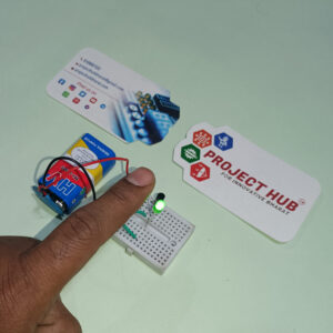 Automatic Night Light using Transistor Do It Yourself (DIY) kit on breadboard