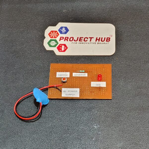 Simple Electronic Circuit on Dotted PCB