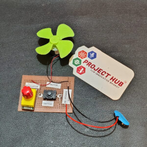 Simple DC Fan Speed Controller on Dotted PCB